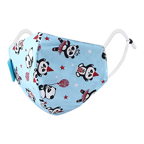 MAPLE Cotton Reuseable Face Mask (Multicolor, Without Valve, Pack of 4) for Kids - Image 3