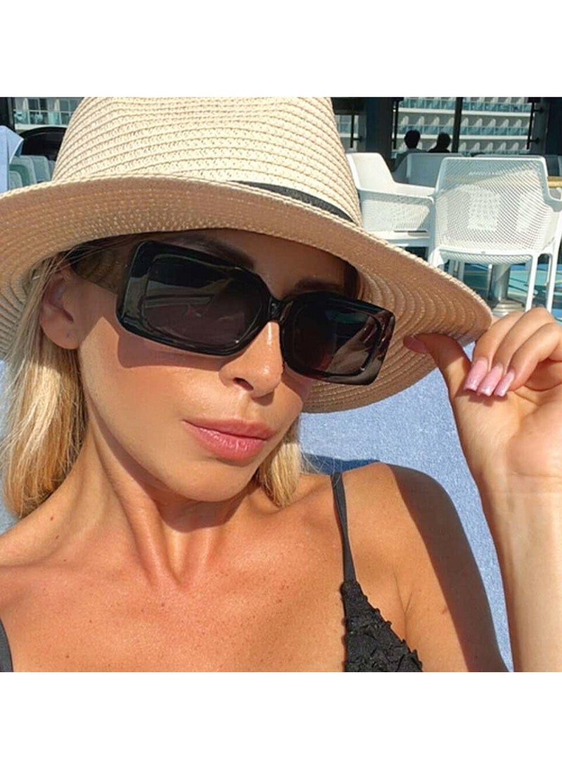 Ucanbe - 3-Piece Y2K Punk Fashion Sunglasses Set for Women Men Casual Anti Glare Glasses for Beach Party - Image 1
