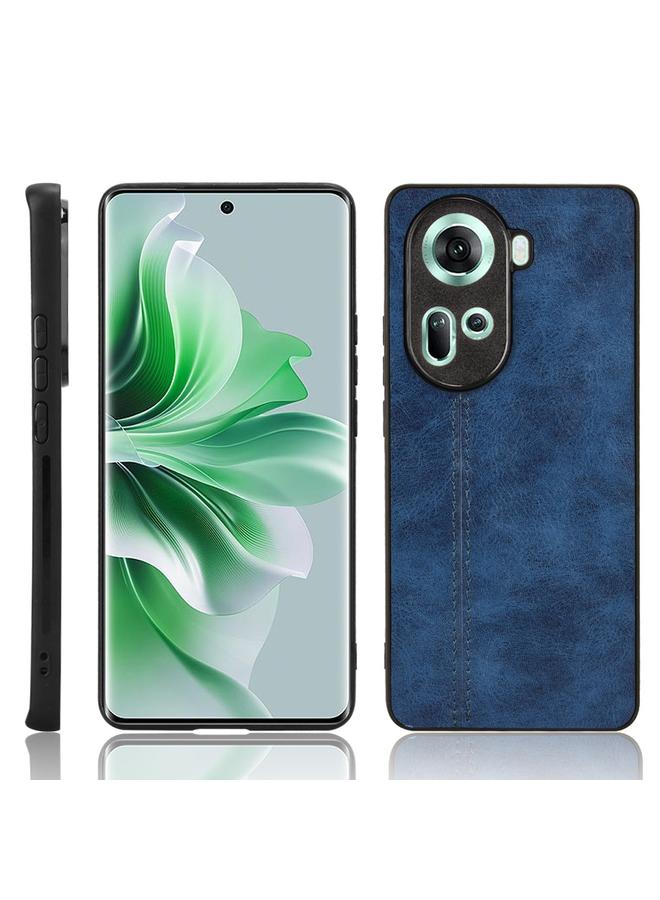 اس-توب جراب لهاتف OPPO Reno 11 5G غطاء خلفي بخياطة بنمط بقرة عالمي - Image 1