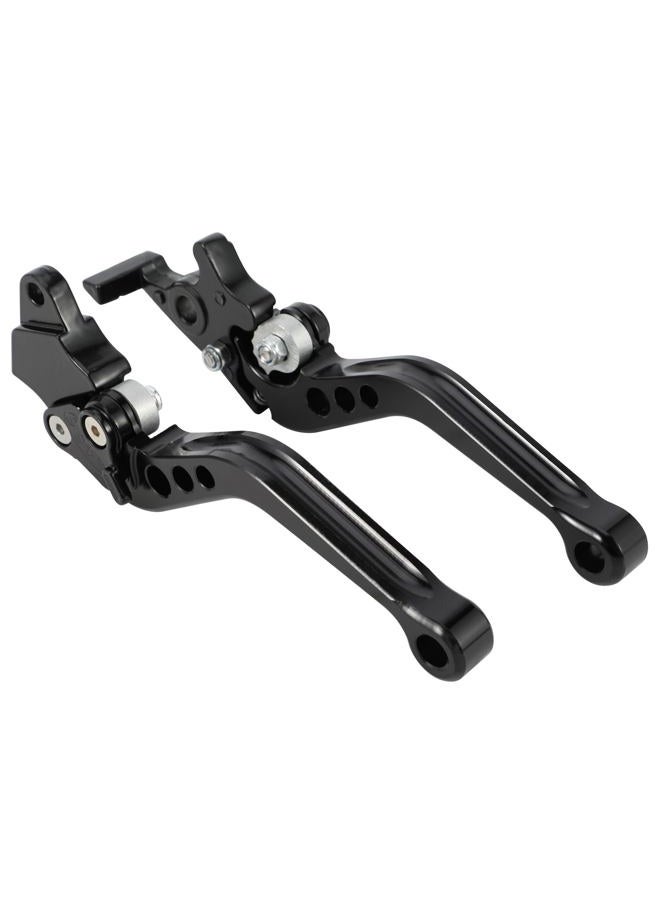 Wacece ATV Clutch and Brake Lever Set Adjustable Handle for Raptor YFM 700R 700 2008-2025 Black - Image 4