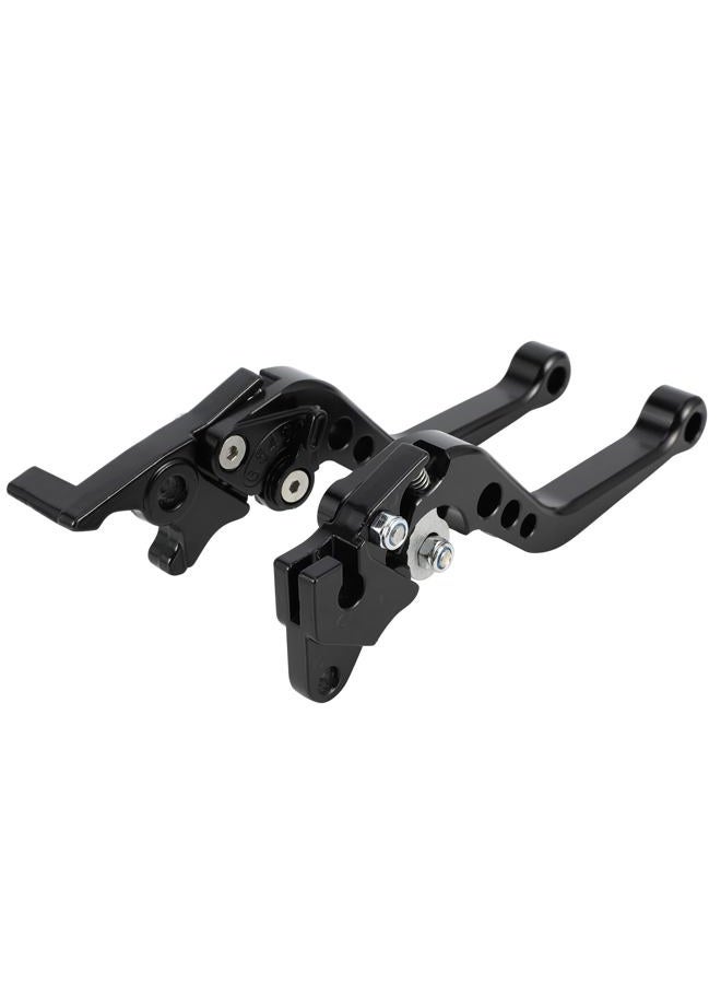 Wacece ATV Clutch and Brake Lever Set Adjustable Handle for Raptor YFM 700R 700 2008-2025 Black - Image 3