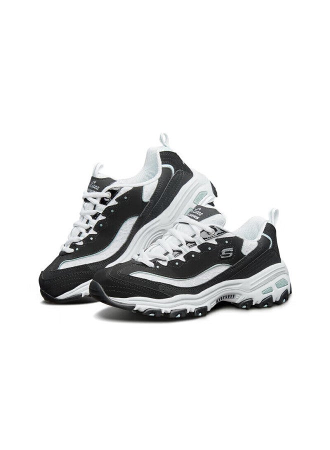 Skechers 520 Gift For Girlfriend, Women's Shoes, Summer Thick-soled Dad Shoes, Breathable Panda Shoes, Soft-soled Casual Sneakers, 11959 - Image 3