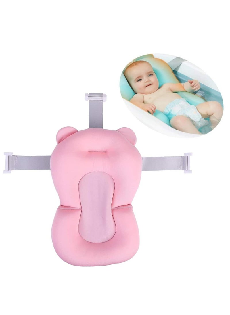 Gonice - Baby Bath Pad, Infant Bath Support Seat Cushion, Soft Adjustable Non-Slip Baby Bath Pillow - Image 1