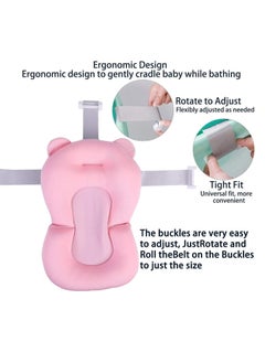 Gonice Baby Bath Pad, Infant Bath Support Seat Cushion, Soft Adjustable Non-Slip Baby Bath Pillow  - Image 5