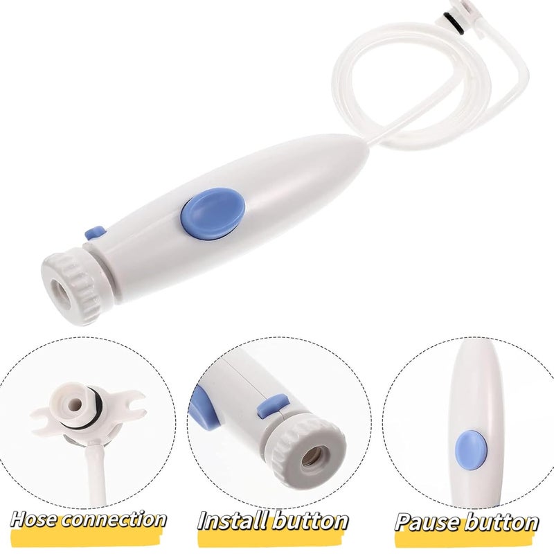 Yooreps Replacement Hose and Handle Parts Compatible with Waterpik Replacement Parts - Waterpik Water Flosser WP-100 WP-140 WP-150 WP-900 Series Oral Irrigator, Oral Hygiene Accessories - Image 3