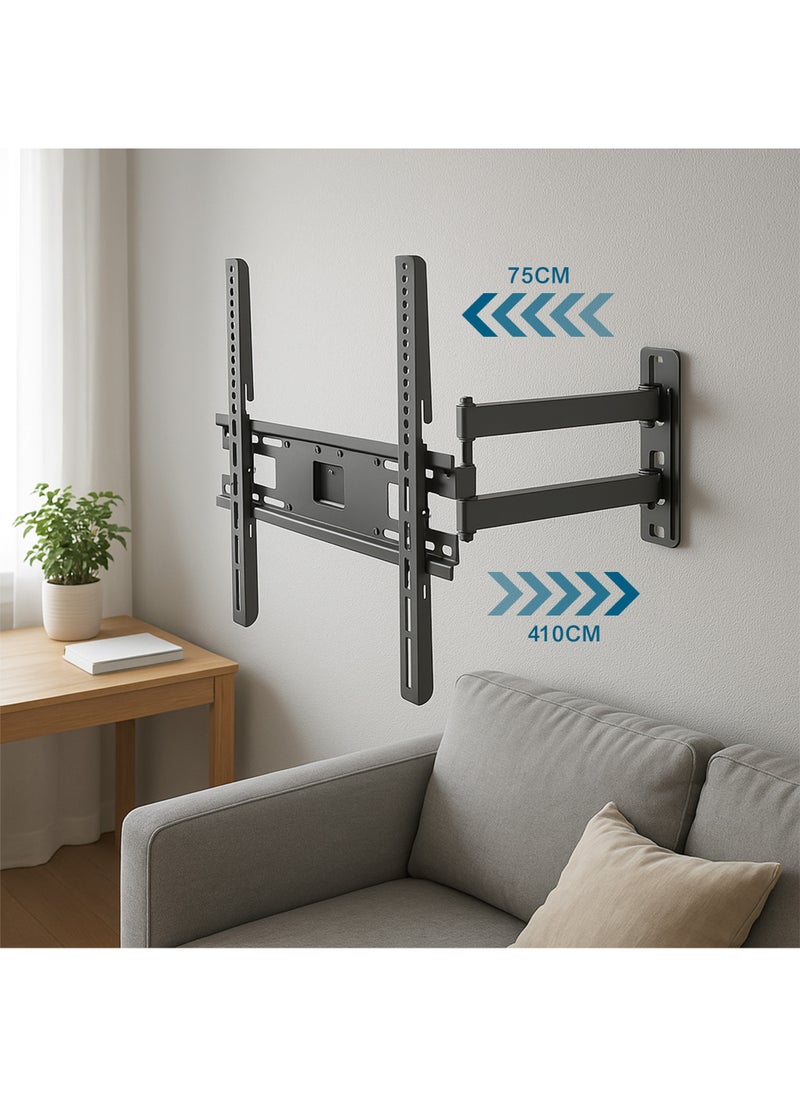 AL DARRA  AL WAQI FUll Motion TV Screen Holder FS-402 for Medium Screens, 26 to 55 Inches - Adjustable Bracket with Flexible Swivel Option  - Image 3