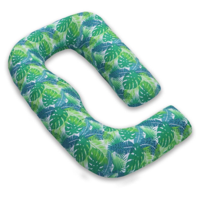 COOZLY وسادة الحمل COOZLY على شكل G للظهر والبطن | وسادة الأمومة على شكل G مع أغطية قابلة للإزالة 100% قطن | وسادة النوم للحمل على شكل G (فاونا) - Image 3