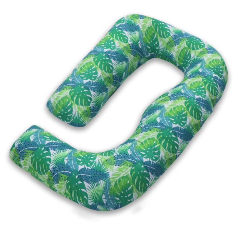 COOZLY وسادة الحمل COOZLY على شكل G للظهر والبطن | وسادة الأمومة على شكل G مع أغطية قابلة للإزالة 100% قطن | وسادة النوم للحمل على شكل G (فاونا) - Image 2