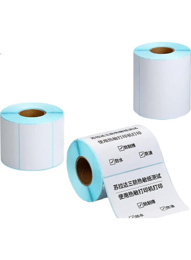 Surada 3-Proof Thermal Sensitive Label Paper 50X40Mmx1000 Sheets Thermal Paper For Milk Tea Labels Outer Box Labels Printing Paper Thermal Printing Paper Label Paper Sticker Bq-0183 - Image 3
