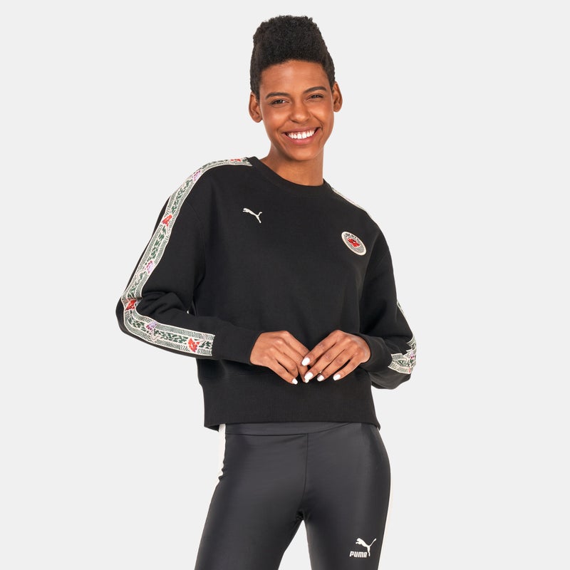PUMA Women's x LIBERTY Crew Sweatshirt - Image 1