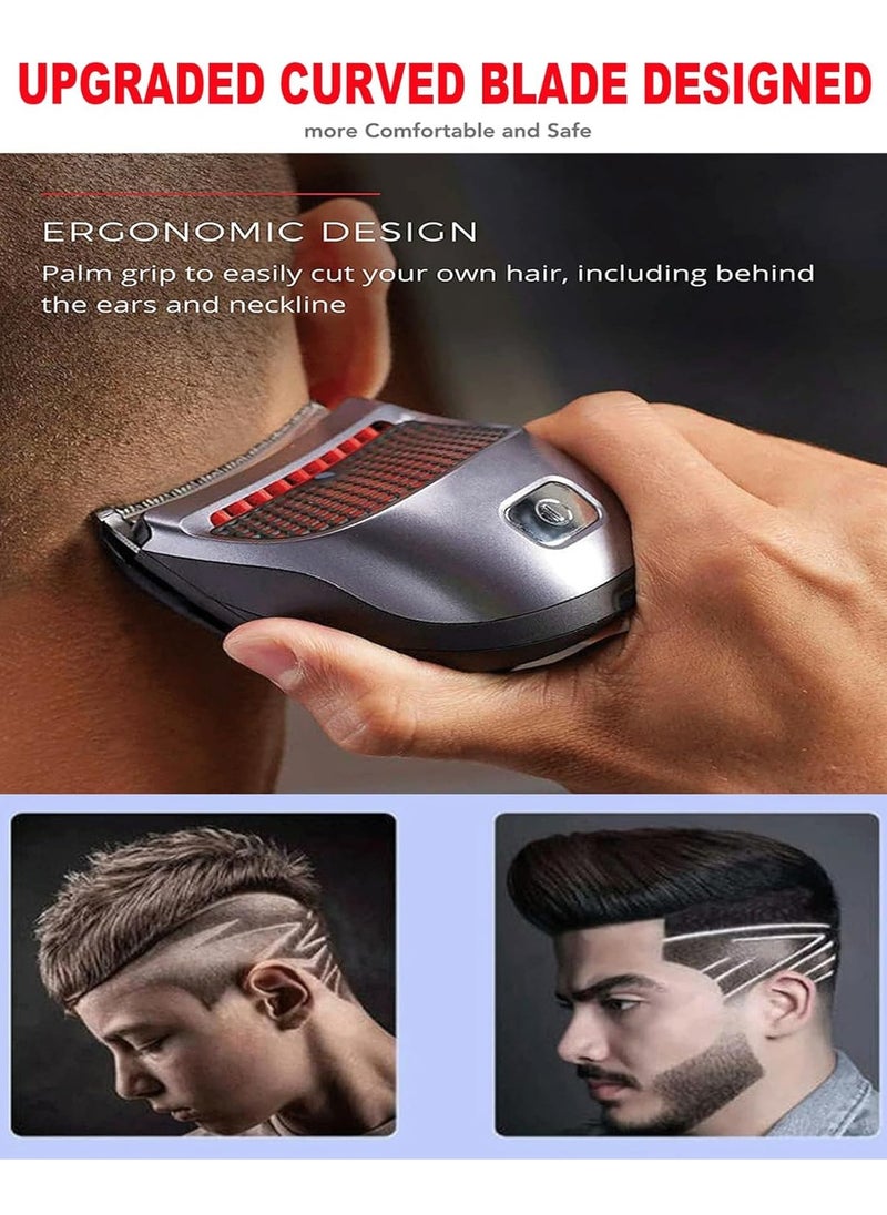 SYOSI - Shortcut Hair Clippers Self-Haircut Kit for Men - Cordless Electric Trimmer with 9 Combs - USB Rechargeable Professional Hair Cutting Machine - Image 1