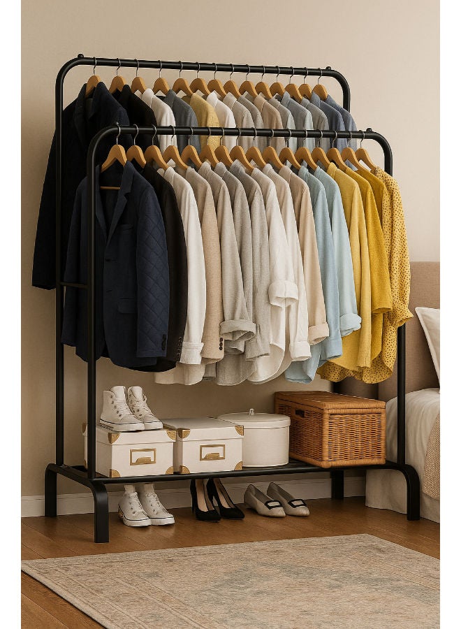 ALMUFARREJ Clothes Organizer And Holder Metal Stand Multicolor