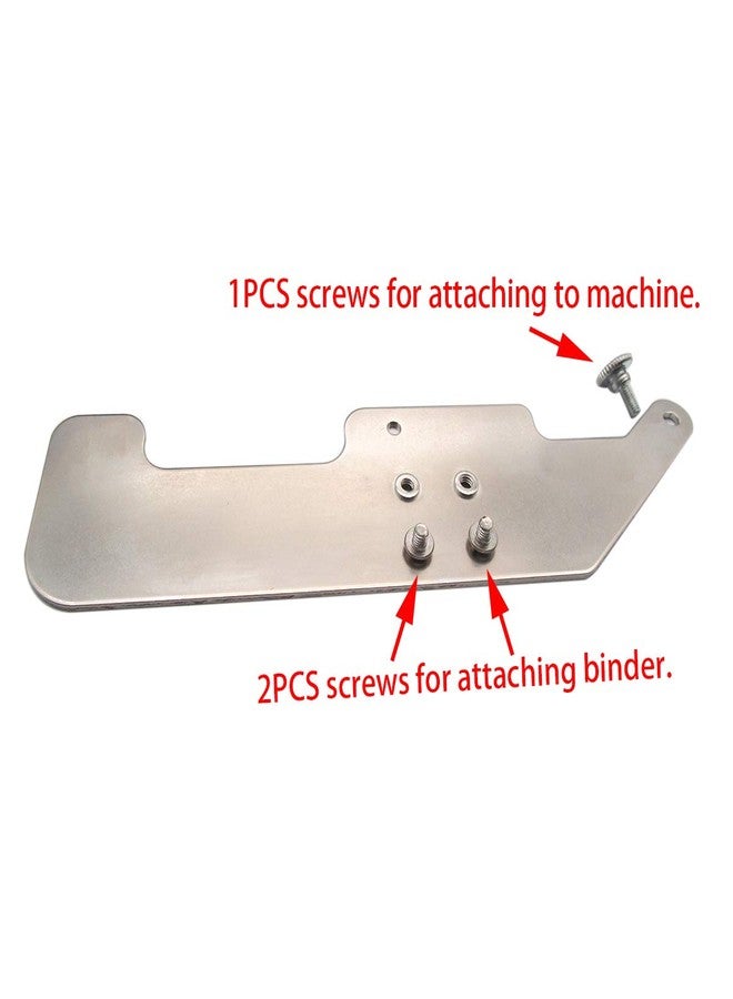 ckpsms علامة CKPSMS التجارية - رقم 795824025+KP-104، متوافقة مع ماكينات الخياطة JANOME COVERPRO 900، 1000، 1000CP، 1000CPX، 2000، لوحة القاعدة وملحق المجلد (B) (مقاس قطع الشريط 1 بوصة ~~ المقاس النهائي 1/4 بوصة). - Image 5