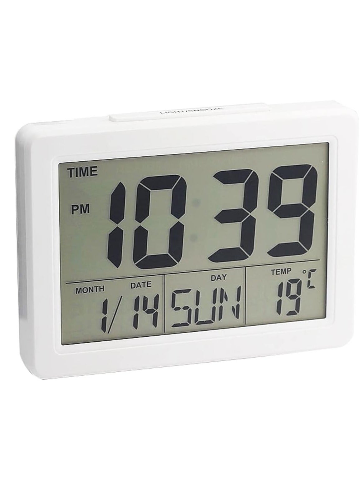 Reko Digital Alarm Clock Calendar, Digital Temperature Display Digital ...