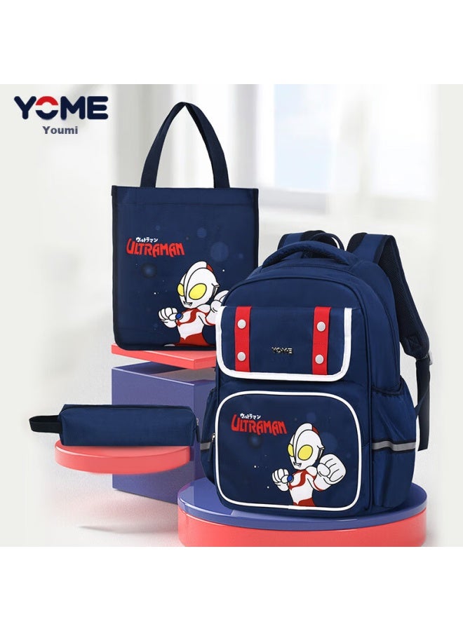 Yome Elementary School Backpack, Lightweight Spine-protecting Shoulder Bag, Pencil Case Set For Grades 1-3, Boys And Girls Children's Backpack, Keda Purple - Image 5
