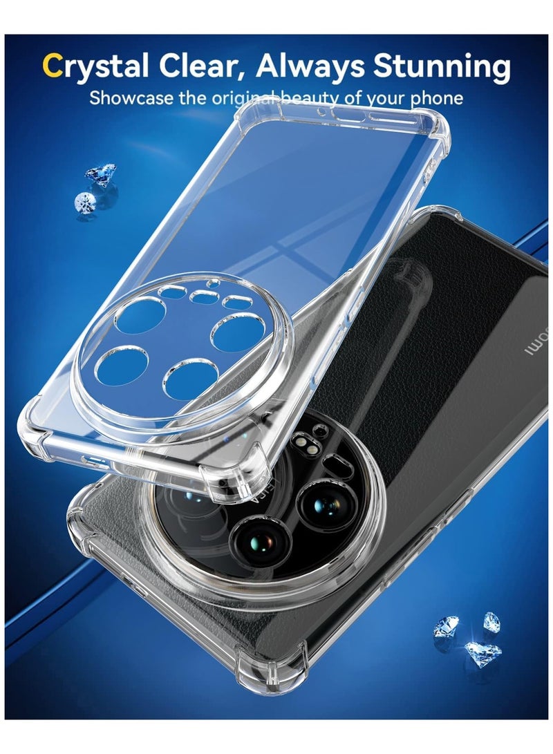 Xiaomi 14 Ultra Case Cover Soft TPU Case Lightweight Shock Protective Cover with Camera Protection Designed for Xiaomi 14 Ultra - Image 3