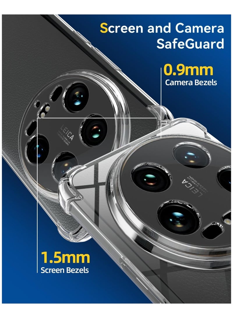 Xiaomi 14 Ultra Case Cover Soft TPU Case Lightweight Shock Protective Cover with Camera Protection Designed for Xiaomi 14 Ultra - Image 5