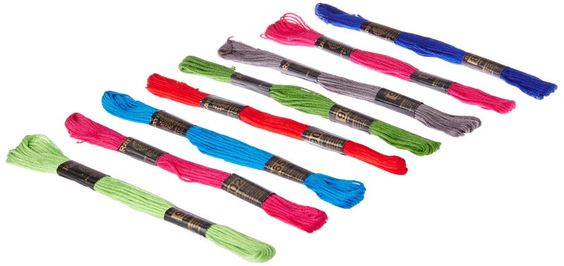 iCraft Hand Embroidered Cotton Thread Skeins Set for Craft & Projects (Multicolor, Pack of 200) - Image 5