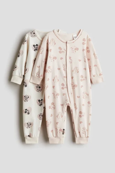 H&M 2-Pack Printed Pyjamas