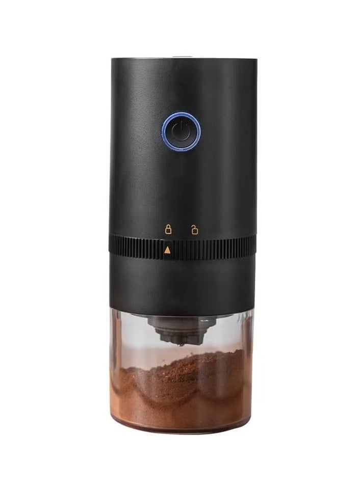 ABJ - Electric Coffee Grinder, USB Rechargeable, Easy Push Button Operation with Brush, Removable Chamber for Home, Travel, Office Cafe - Image 1