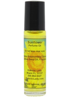 Eclectic Lady Sunflower Perfume Oil, 0.3 Oz Portable Roll-On Fragrance with Long-Lasting Scent, Delightful Essential Oils and Jojoba Oil For Daily Use  - Image 4