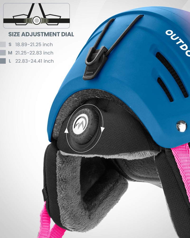 OutdoorMaster خوذة التزلج OutdoorMaster Kelvin II - خوذة رياضية ثلجية خوذة تزلج للرجال والنساء والشباب - Image 3