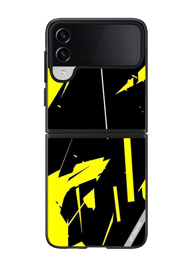 VR CREATIVE Protective Case Cover For Samsung Galaxy Z Flip4 Atlas Design Multicolour - Image 1