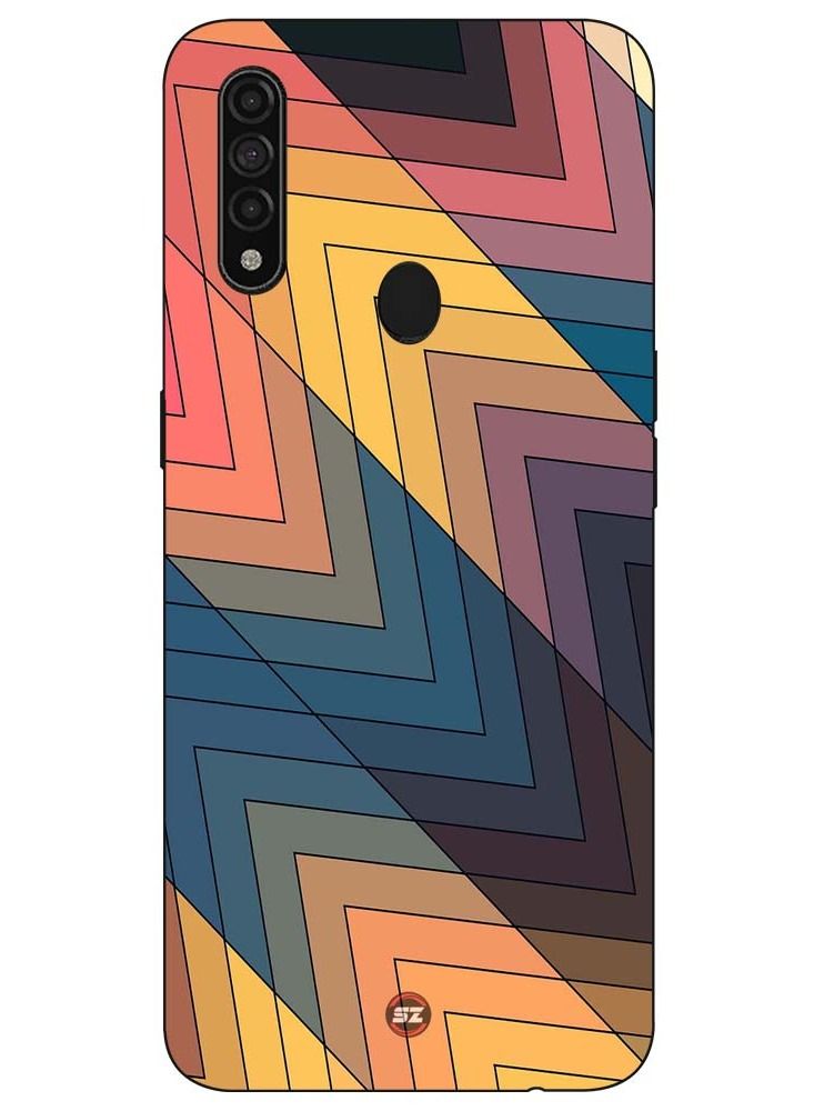 Service Zone Protective Printed Mobile Cover 3D Abstract Art Design For Oppo A31 