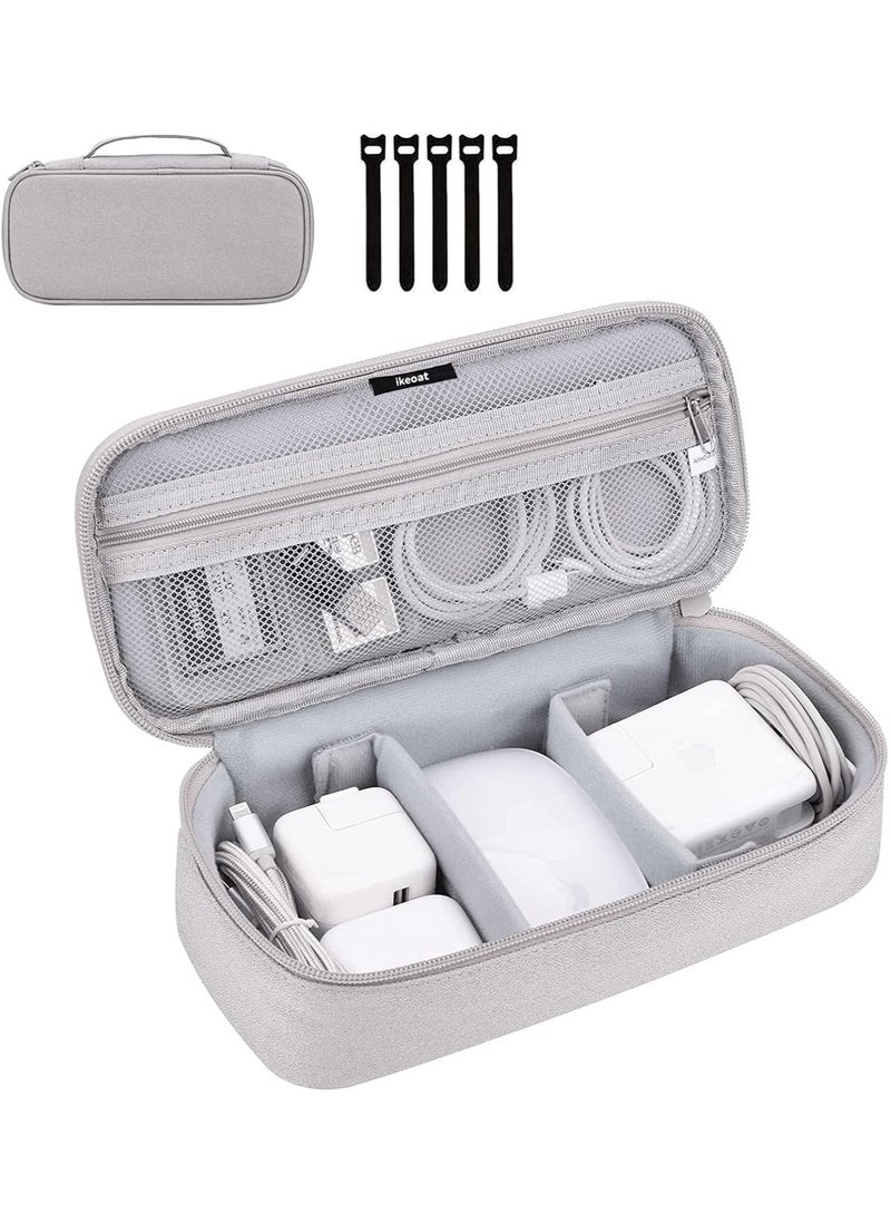 Generic Portable Electronic Accessories Bag Organizer, Travel Gadgets Storage Case Cable Organizer Pouch Compatible for Charger USB Cables SD Memory Cards Earphone Flash Hard Drive Phone Power Bank, M  - Image 1