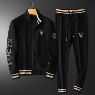 Mens Casual Sports Suit Embroidered Stand Collar Cotton Set Black - pzsku/Z33A9218A80B8D0E42F1CZ/45/1746220451/edbaa894-d770-4ddd-b21b-23072b3307cf