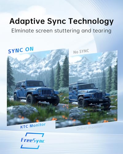 KTC 27 Inch Computer Monitor - QHD (2560 x 1440) Display, Up to 120Hz Monitor, IPS Panel, 123% sRGB, HDMI 2.0 x 2 & DP 1.4 x1, Adaptive Sync, Eye-Friendly Screen PC Monitors for Work Gaming, H27D9 - Image 5