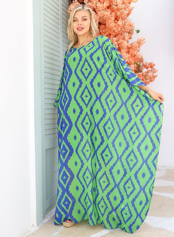 Chiffon Jalabiya- Printed