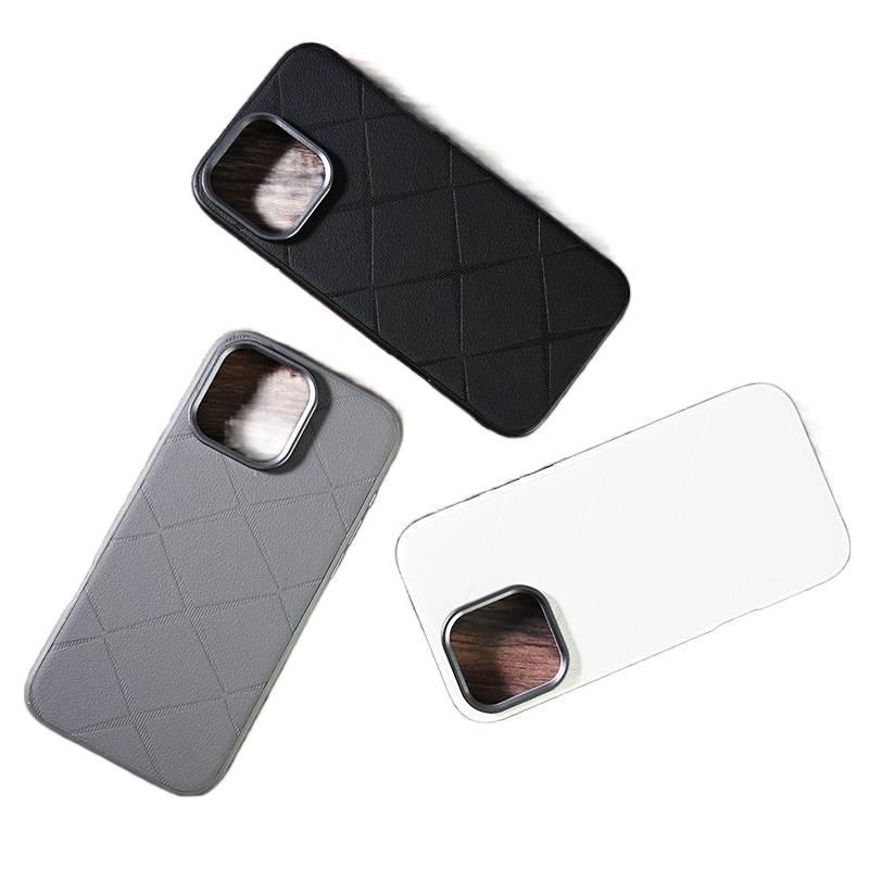 Protective Case | Black | Leather Texture | Drop Protection | Shockproof | Shockproof Cover for iPhone 16 / 16 Plus / 16 Pro / 16 Pro Max - Image 3