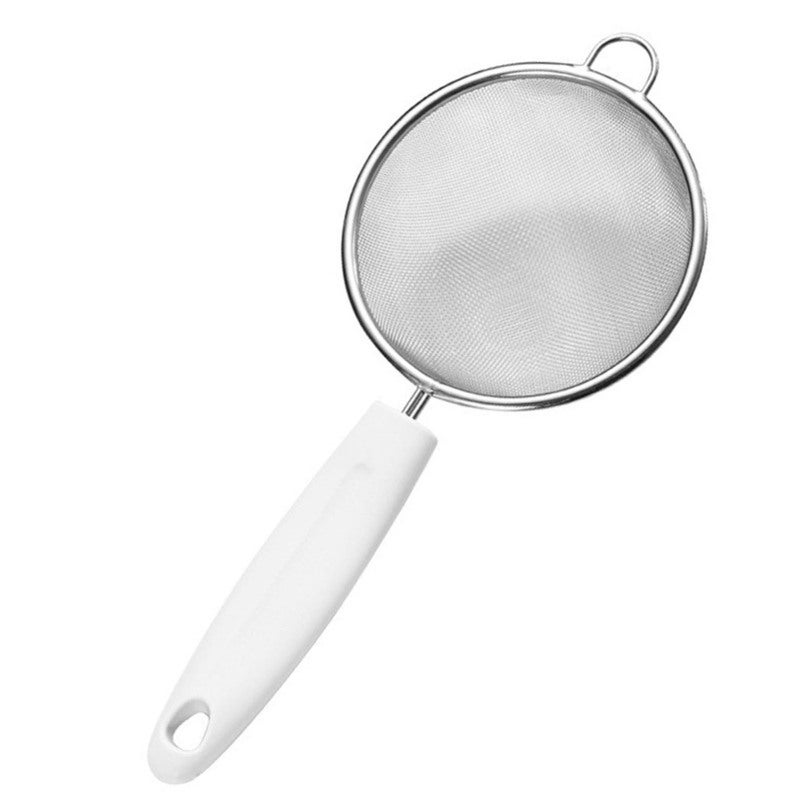 Stainless Steel Skimmer 100x40x0.3cm 304 Non-Rusting Construction - Multi Functional Design Fine Mesh Skimmer Spoon for Home Kitchen Cooking Tasks - Image 1