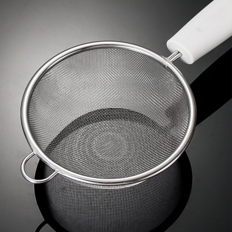 Stainless Steel Skimmer 100x40x0.3cm 304 Non-Rusting Construction - Multi Functional Design Fine Mesh Skimmer Spoon for Home Kitchen Cooking Tasks - Image 5