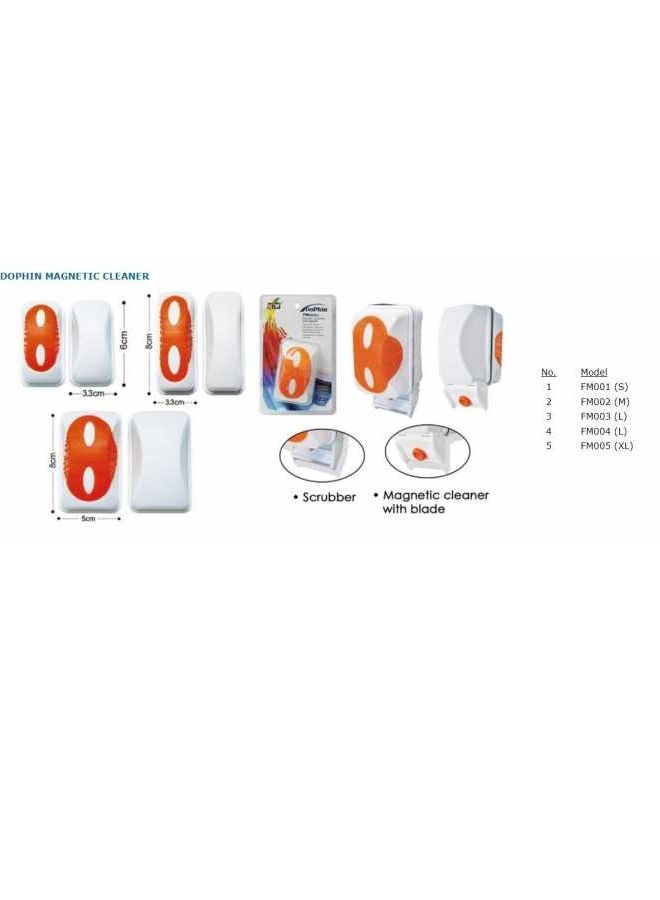 DoPhin Aquarium Floating Magnetic Fish Tank Cleaner - Without Blade - Image 2