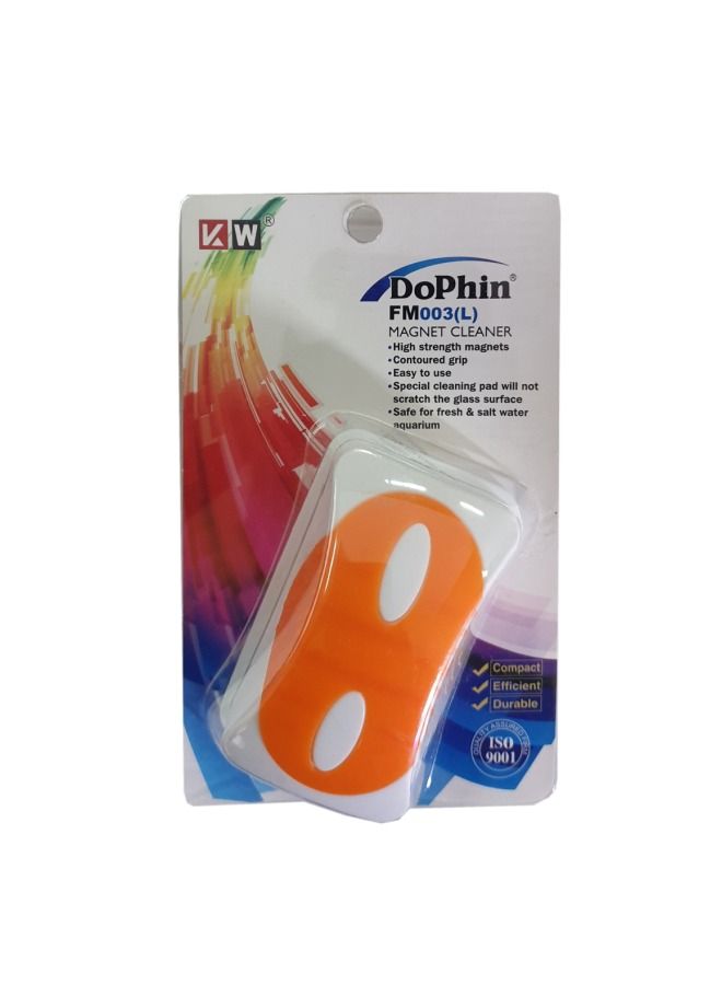 DoPhin Aquarium Floating Magnetic Fish Tank Cleaner - Without Blade - Image 1