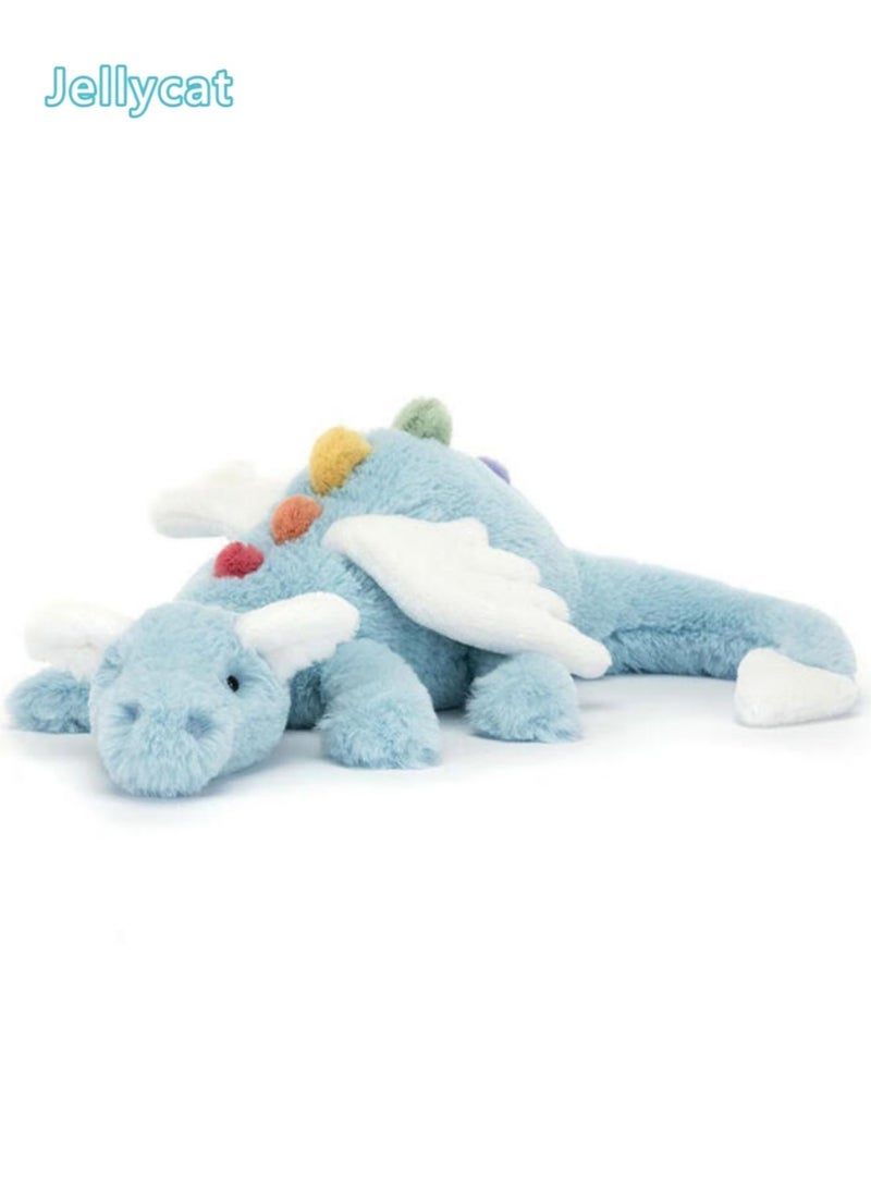 جيليكات لعبة قطيفة لطيفة وناعمة من سلسلة سكاي دراجون - 50 سم - أزرق - Image 1