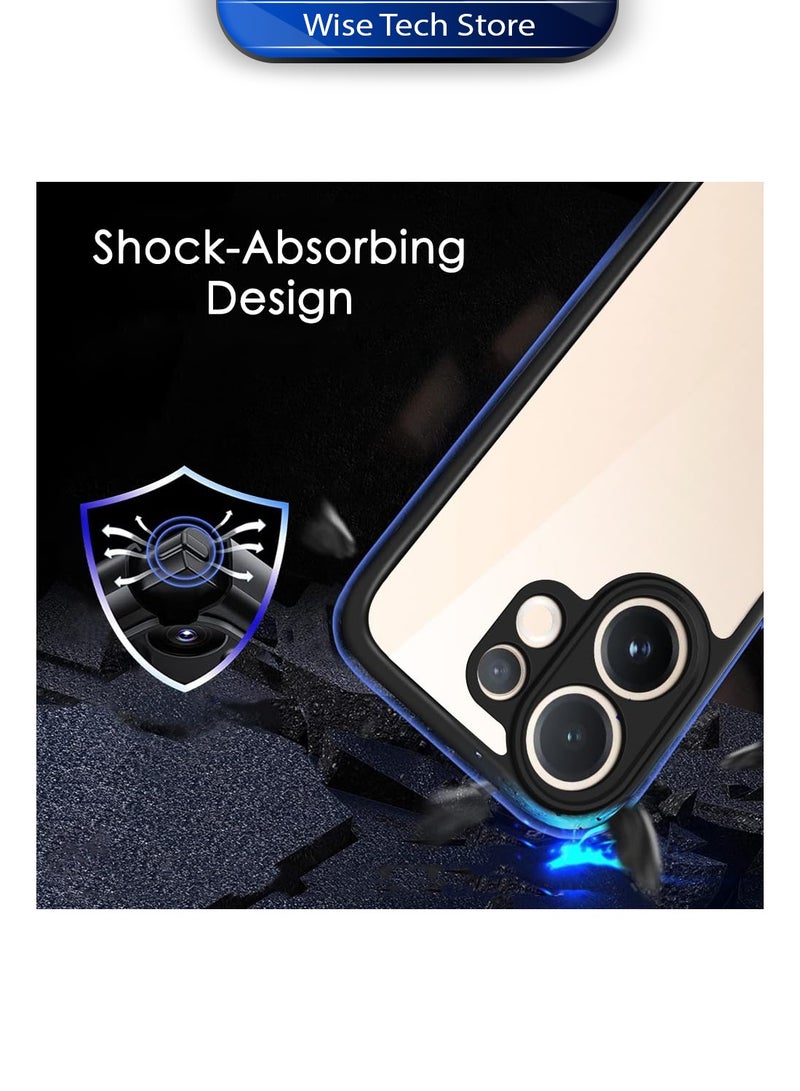 Wtech vivo V60 5G 2025 Hybrid TPU Silicone with Raised Camera Slim Armour Case Cover (MCAPSA) - Clear/Black - Image 5