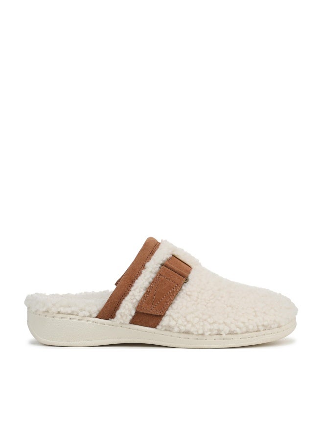 Vionic Women Izzy Mule Slippers Cream 8 Medium - Image 1