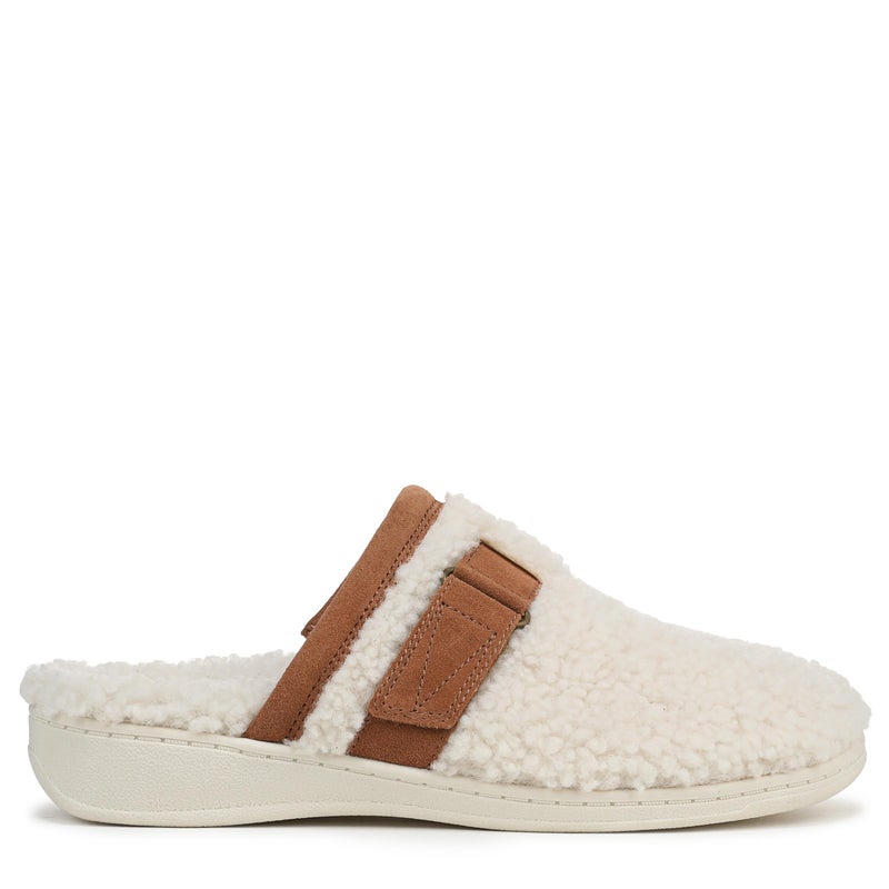 Vionic Women Izzy Mule Slippers Cream 8 Medium - Image 3