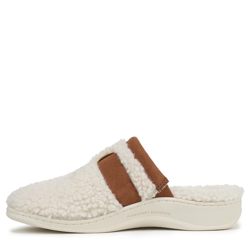 Vionic Women Izzy Mule Slippers Cream 8 Medium - Image 2