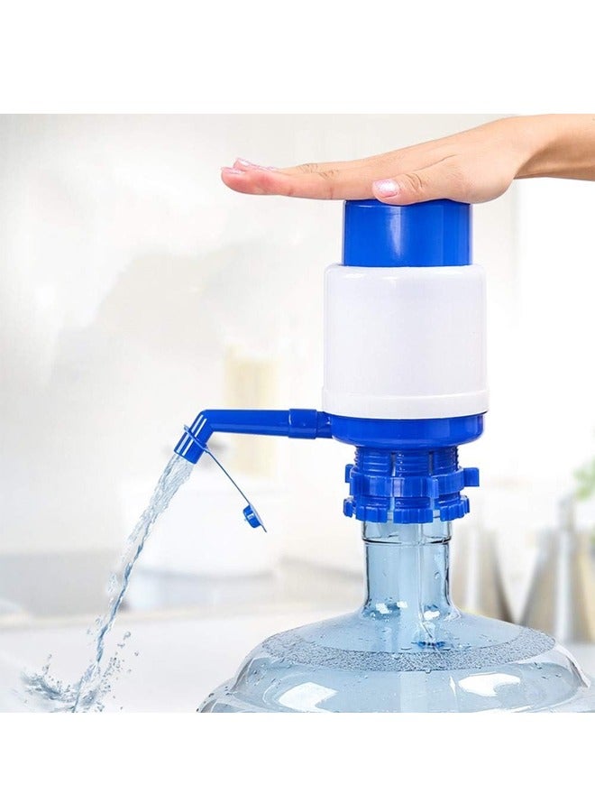 ATM Manual Water Bottle Pump, Easy Drinking Water Pump, Easy Portable Manual Hand Press Dispenser Water Pump - Image 1