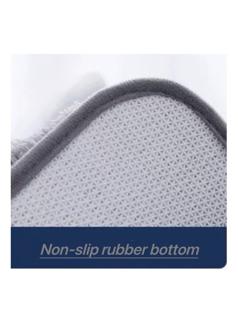 Ultra fine fiber bathroom floor mat with strong anti slip and water absorption properties, fast drying carpet mat suitable for living room, kitchen, bedroom, bathroom, balcony, home decoration (50 * 80cm), machine washable  - Image 5