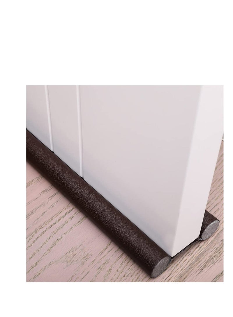 Door Draft Stopper, 1 Pcs Under Door Draught Excluder, Brown Noise Blocker Draft Stopper, Prevent Bugs Coming Draught Excluder for Bottom of Door Keeping Warm - Image 1