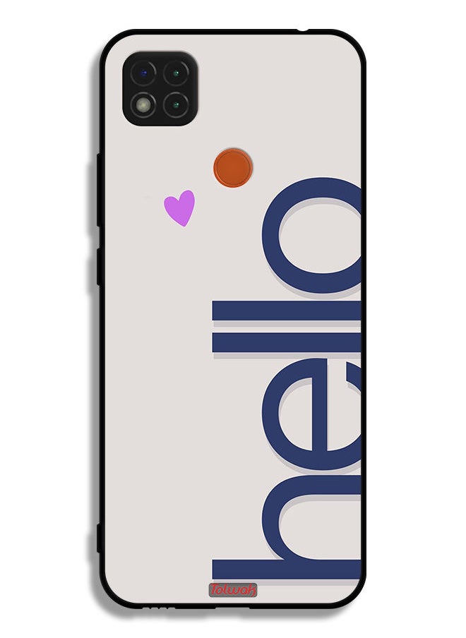 Tolwak Xiaomi Redmi 9C Protective Case Cover Hello  - Image 2
