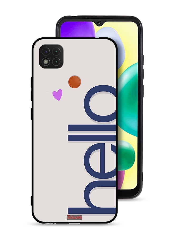 Tolwak Xiaomi Redmi 9C Protective Case Cover Hello  - Image 1