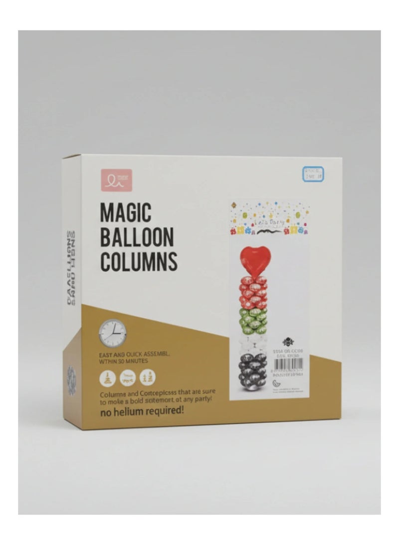 Mcolour Balloon UAE National Day Balloons Decorative Pillar, National Day Celebration Decorations Balloons For Home Office Indoor And Outdoor Decoration - Image 1