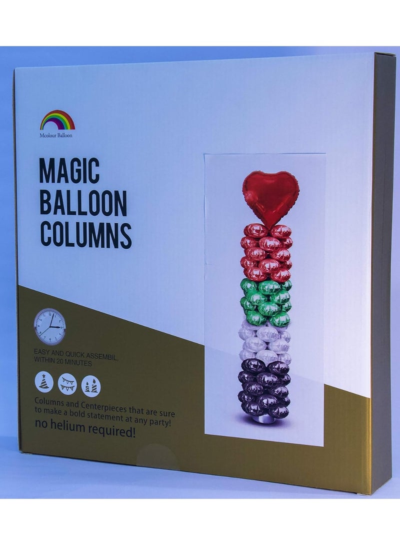 Mcolour Balloon UAE National Day Balloons Decorative Pillar, National Day Celebration Decorations Balloons For Home Office Indoor And Outdoor Decoration - Image 3