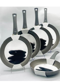 Non-stick frying pan with marble coating, an elegant touch to your kitchen. Turkish